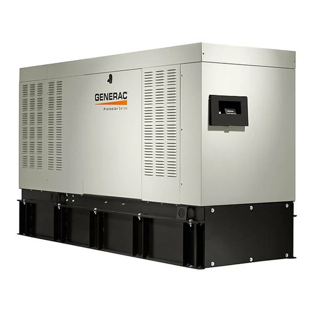 Industrial standby generator enclosure